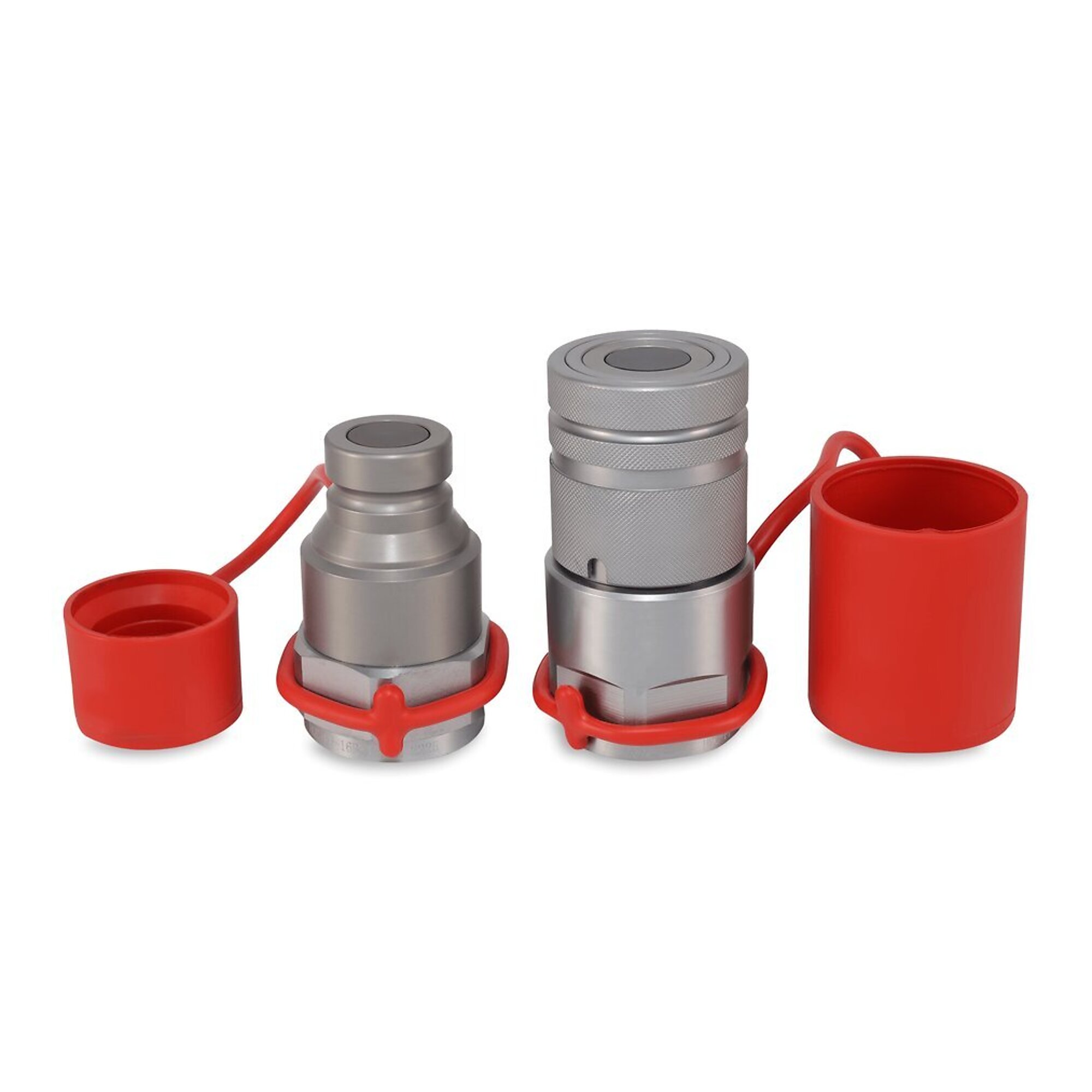 Magister 1? Flat Face Hydraulic Quick Couplers Set - 1? SAE Port